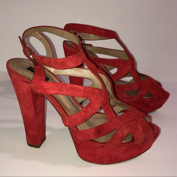 Zara Collection Platform Block Heels - Picture 3 of 8